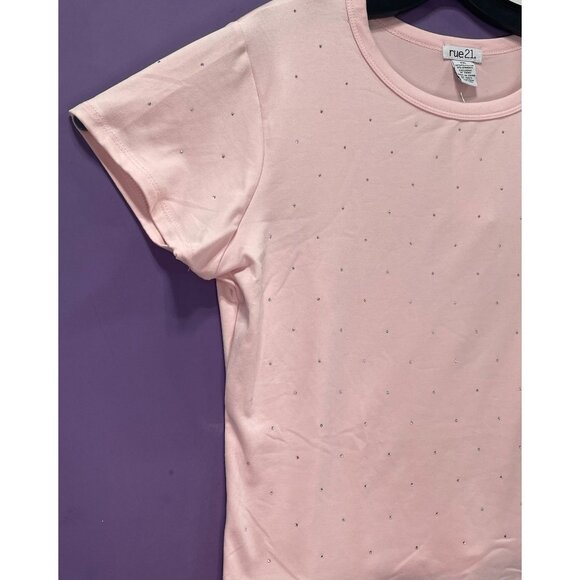 Rue 21 - Women's Short Sleeves T-Shirt - Pink - XXL - Picture 11 of 12